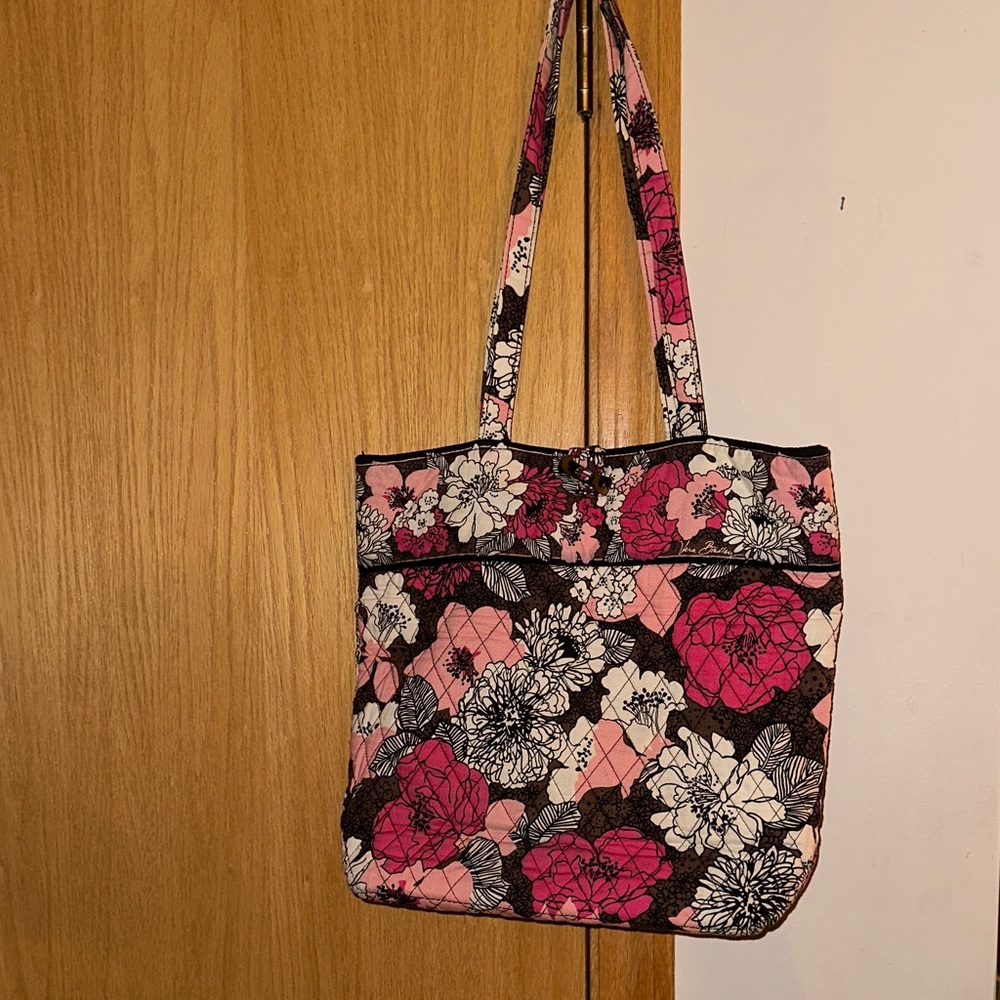 Vera Bradley Floral Pink Tote Bag